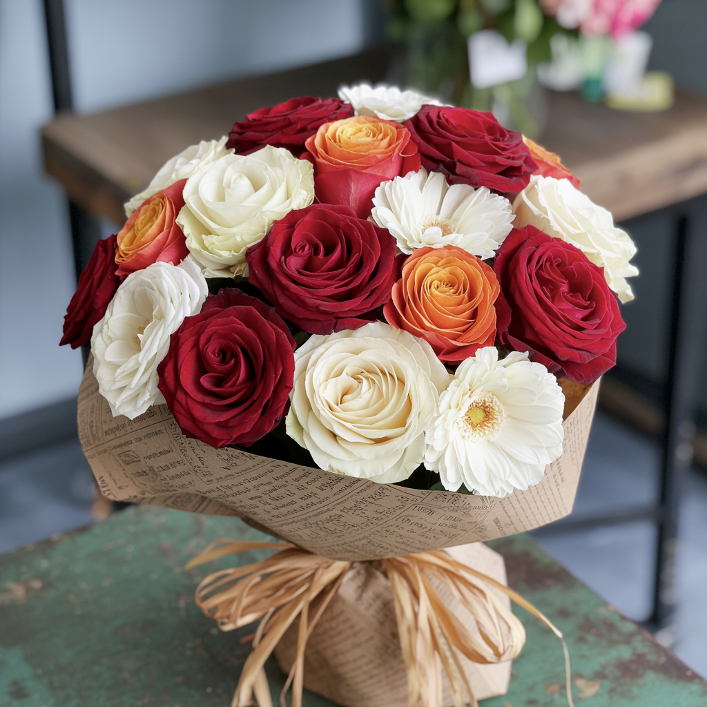 💐 Bouquet di Fiori Rosso