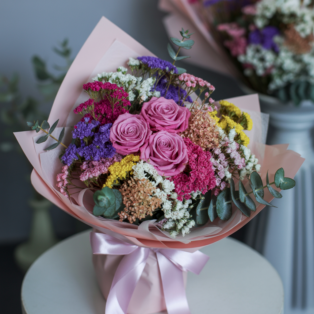 🌹 Bouquet di Rose Rosa