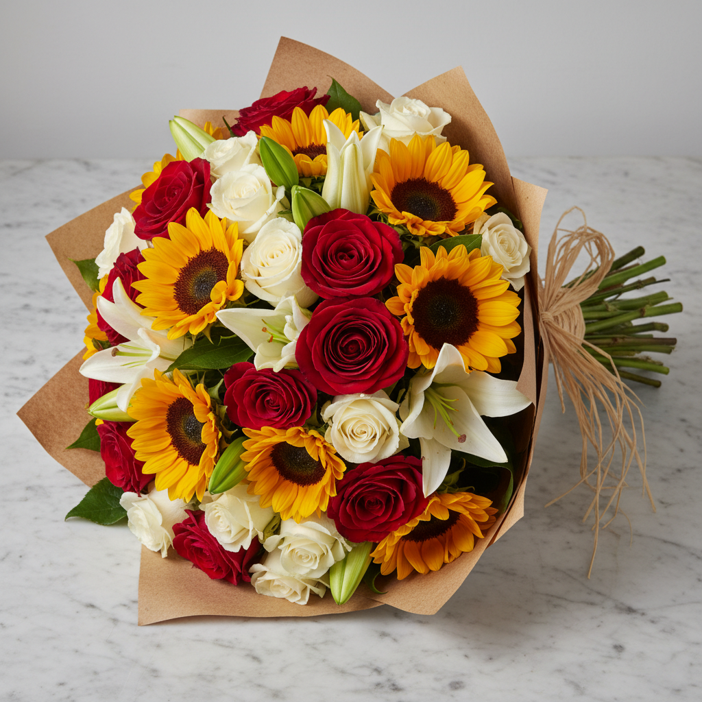 ⚜️ Bouquet di Gigli Bianco