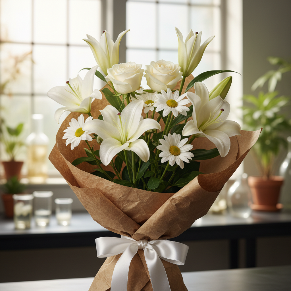 ⚜️ Bouquet di Gigli Bianco
