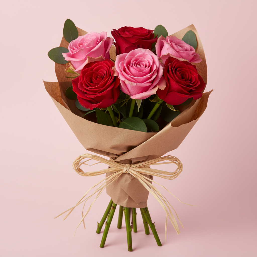 🌹 Bouquet di Rose Rosa