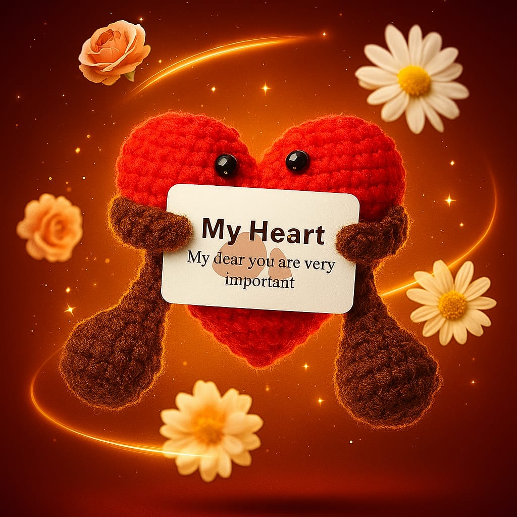 Peluche "My Heart" – Un tenero messaggio d'amore