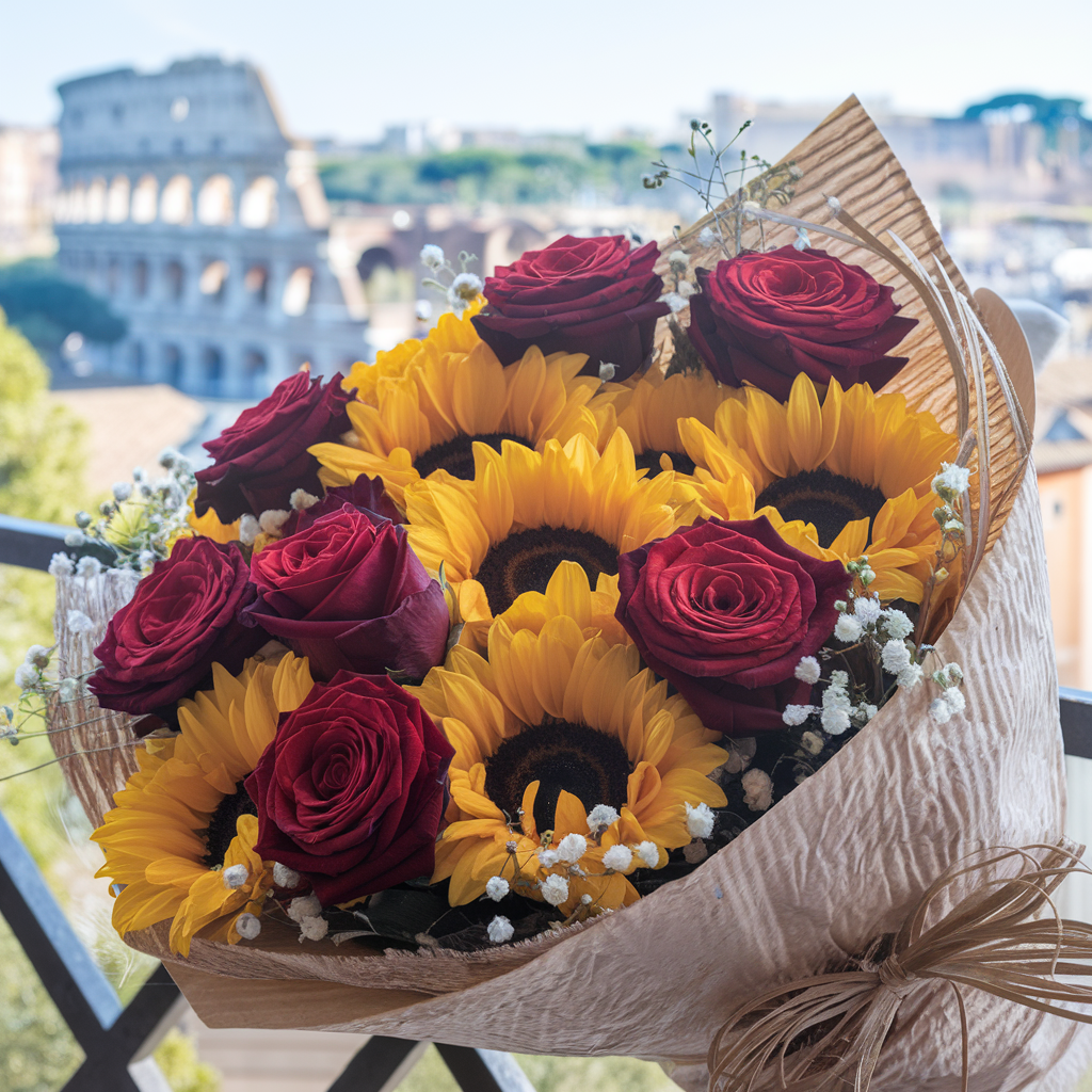 Bouquet di Rose Rosso
