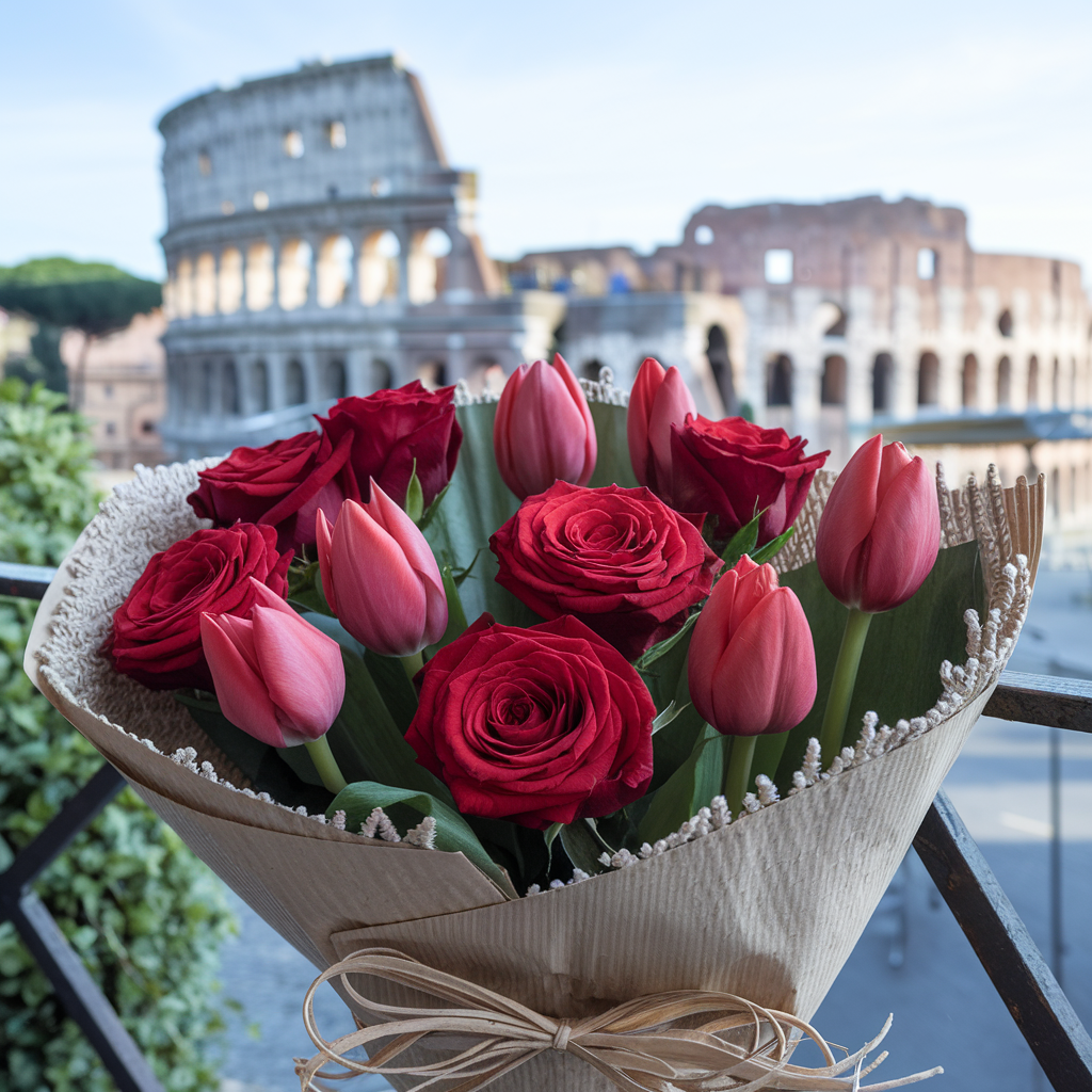 Bouquet di Rose Rosso