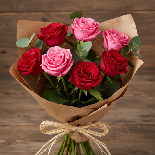 🌹 Bouquet di Rose Rosa