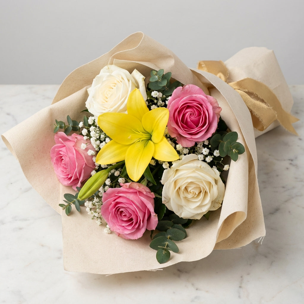 🌹 Bouquet di Rose Rosa