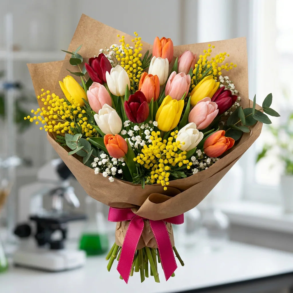 Symphony of Tulips and Light 🌷