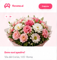 Anteprima generazione bouquet Florame.ai